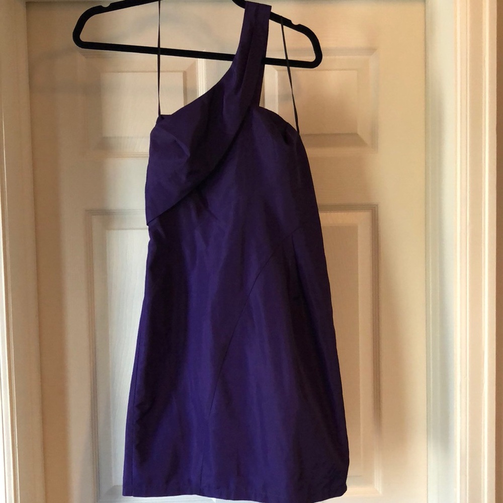 ABS purple cocktail dress size 4 ONLY WORN ONCE